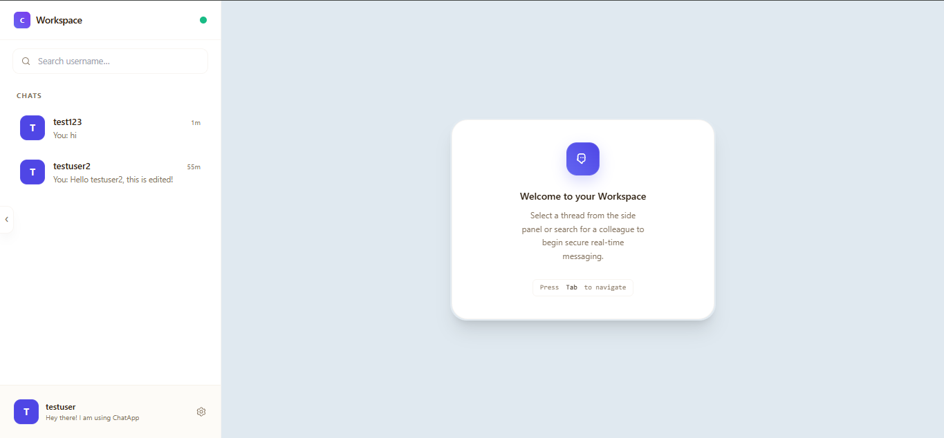 ChatApp: Real-Time WebSocket Messaging Platform