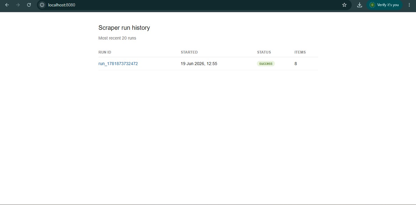 GCP Scraper Cron: Serverless Web Scraper